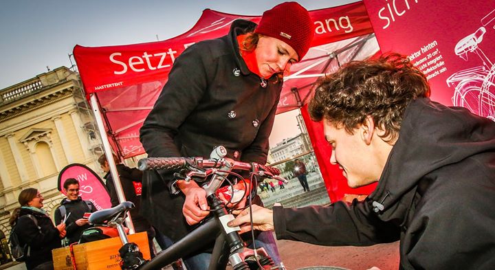 Aktion Fahrradlicht – Gratis Reflektoren nachrüsten
