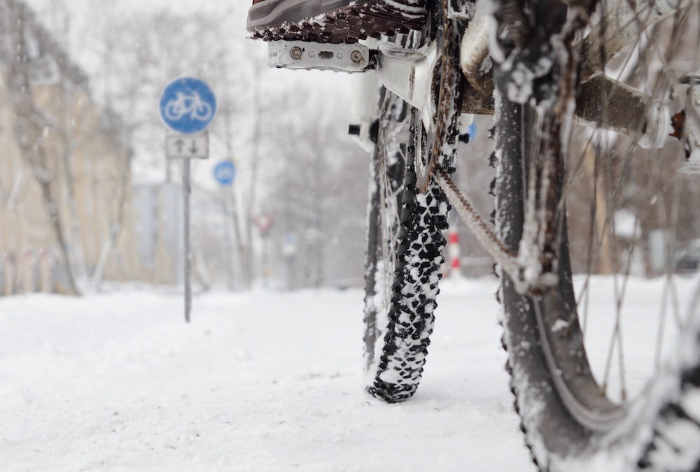 Tipps & Tricks für Radfahren im Schnee